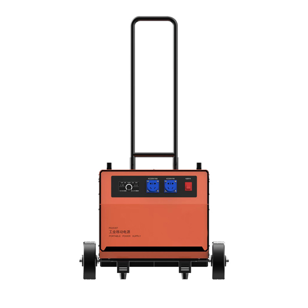 3500W 2560Wh Portable Industrial Mobile Power Station